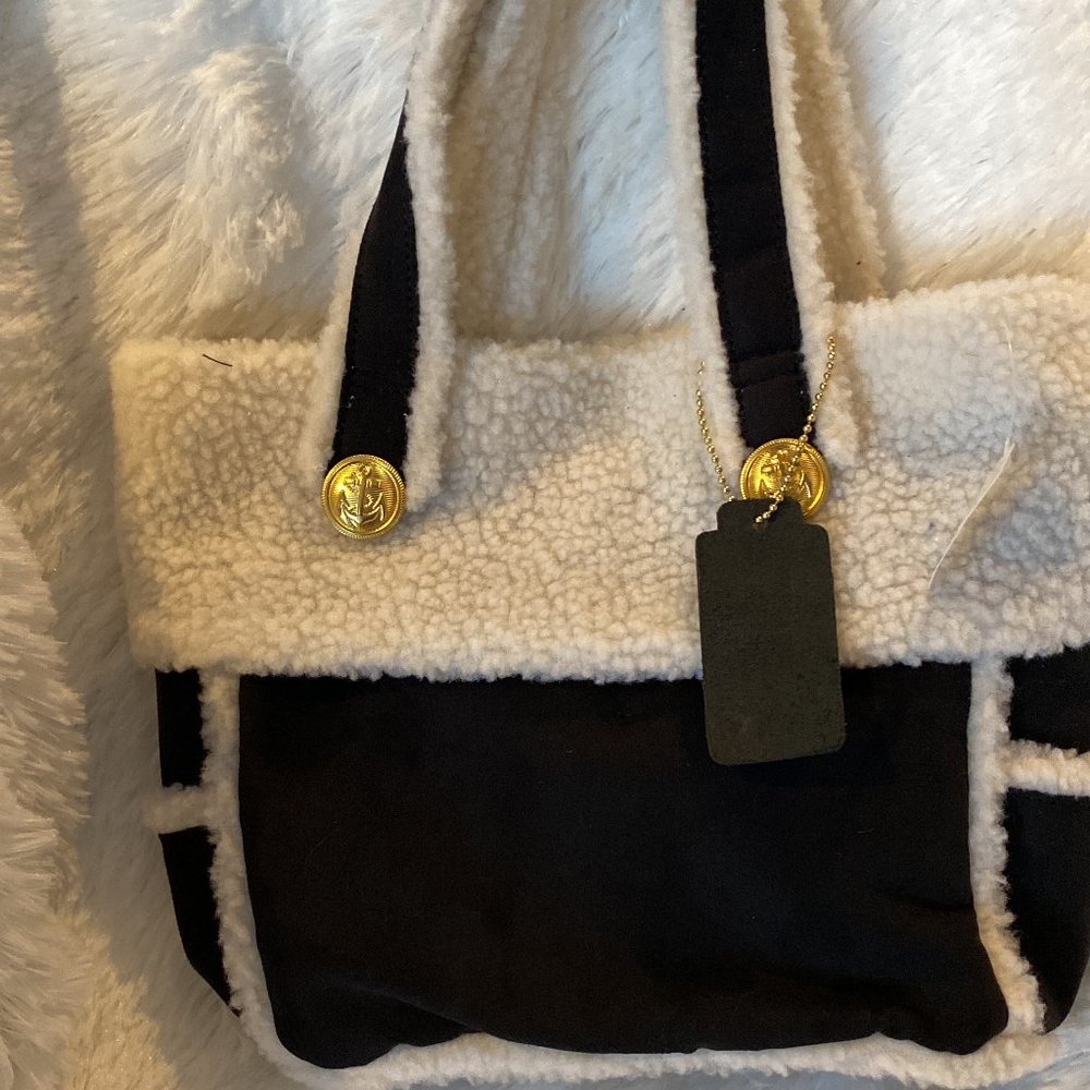 Black/Fur Purse